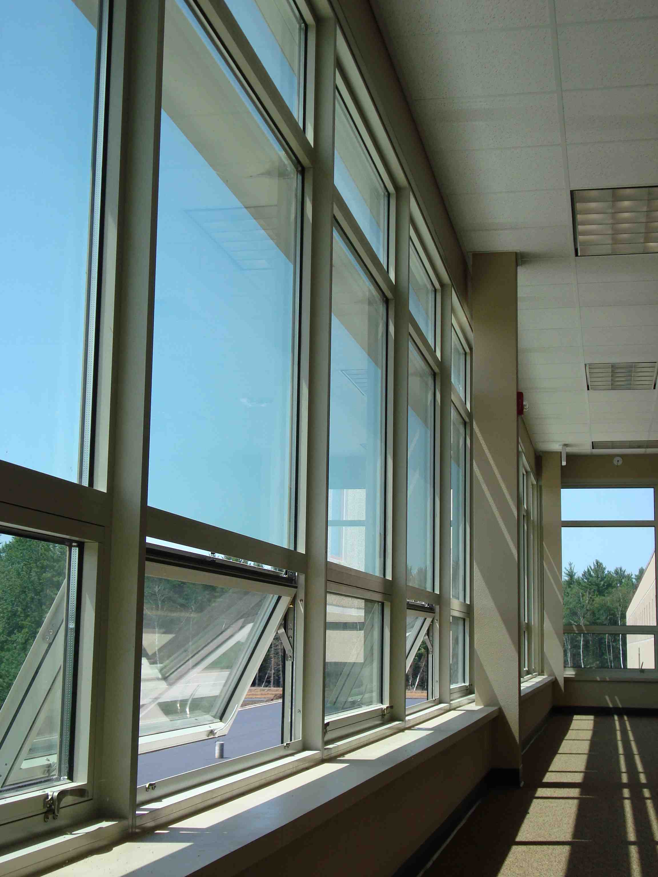 Operable windows for natural light, ventilation
