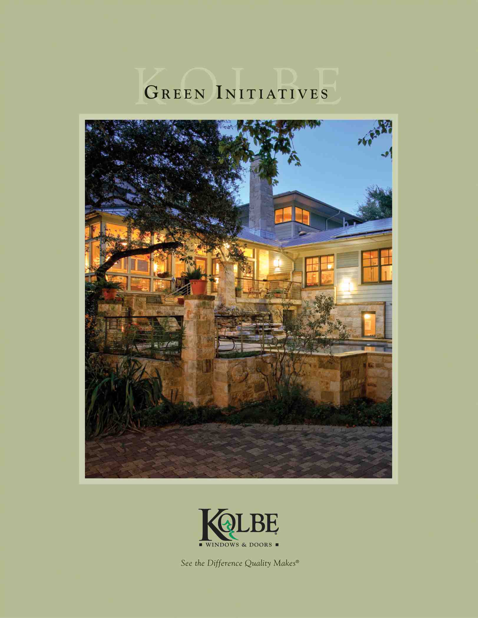 Kolbe's Green Initiatives
