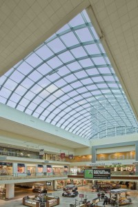 renovated skylights at The Galleria Mall II,  courtesy of Super Sky Products Enterprises, LLC; photographed by William Lemke