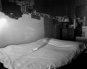 Abelardo Morell. Camera Obscura Image of the Empire State Building in Bedroom, 1994. The Art Institute of Chicago, promised gift of Daniel Greenberg and Susan Steinhauser. © Abelardo Morell, courtesy of Edwynn Houk Gallery, New York.