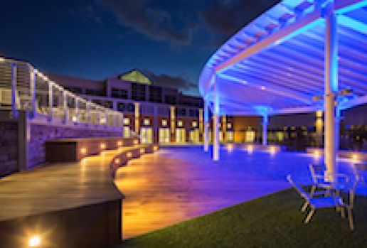 Delaware Tech's courtyard canopy